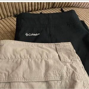 Columbia Black and Tan Pants Set